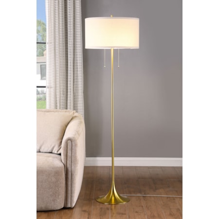 Elmira 65-inch Drum Shade Floor Lamp