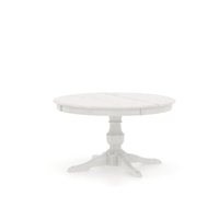 Traditional Customizable Round Dining Table with Single Pedestal Base