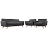 Modway Engage Armchairs and Sofa Set