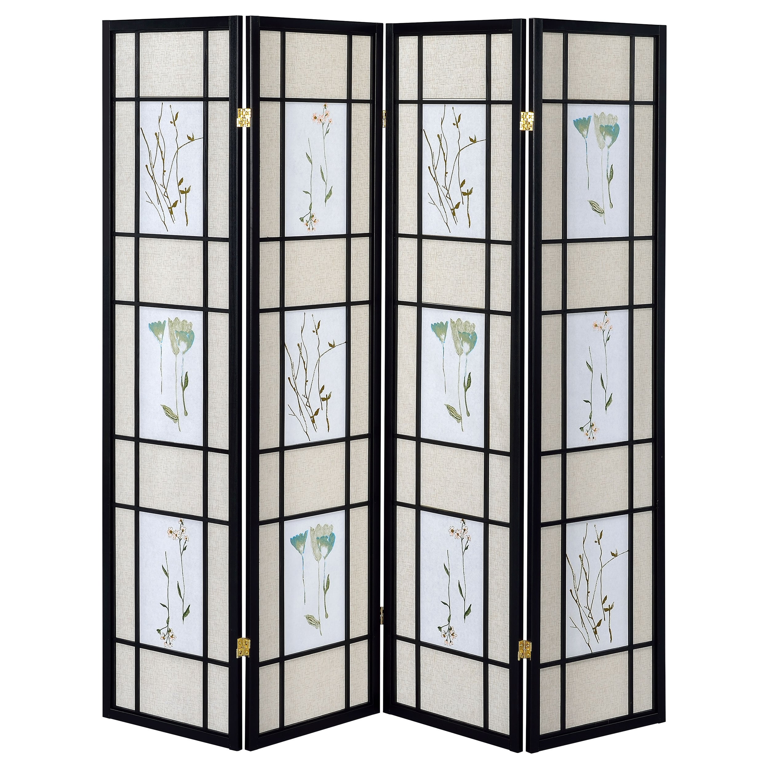 Coaster Catabella 4-Panel Room Divider Folding Shoji Screen