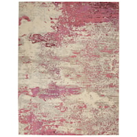 9' x 12' Ivory/Pink Rectangle Rug