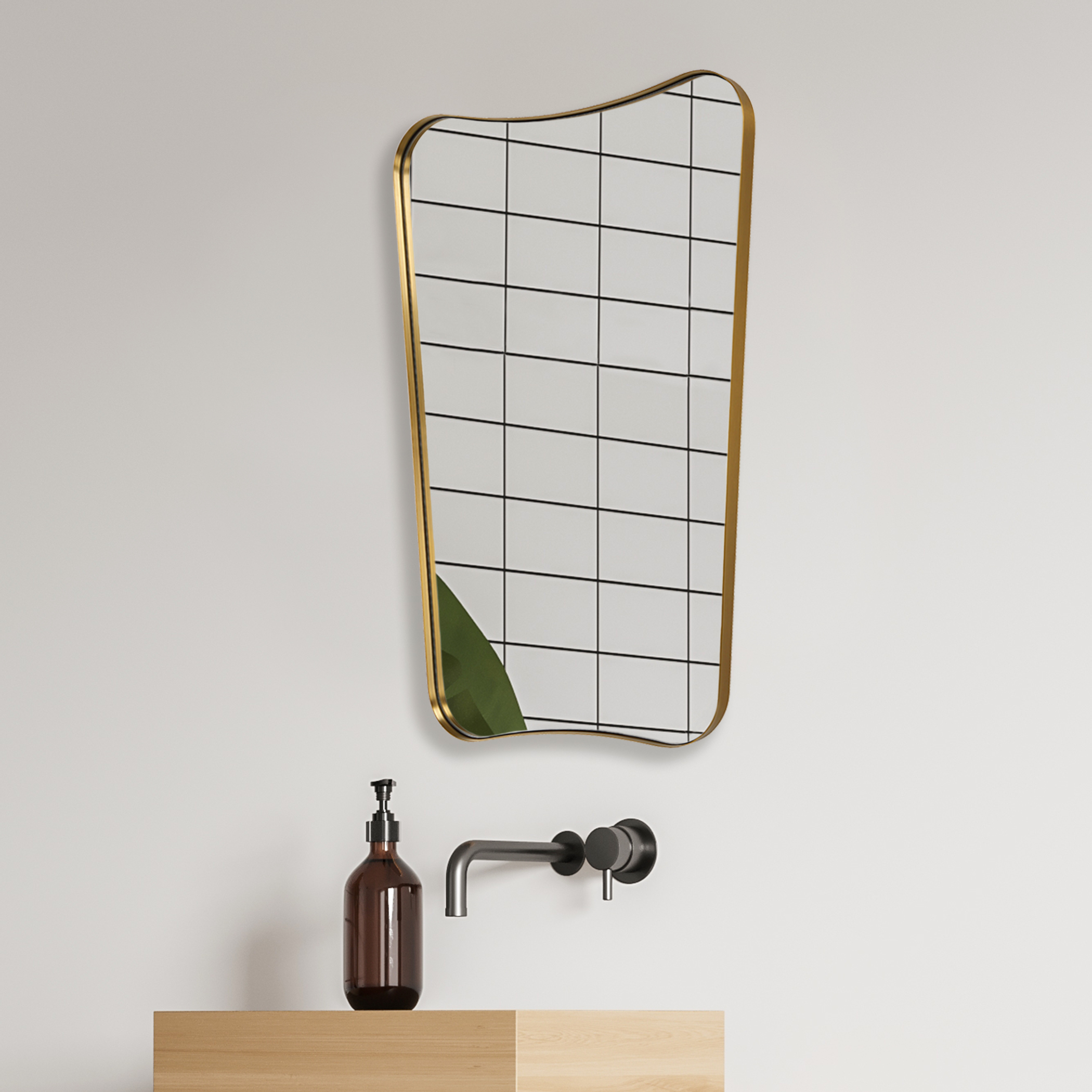 Belvoir Brass Mirror