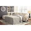 Signature Design by Ashley Abinger 2-Piece Sectional w/ Chaise and Sleeper