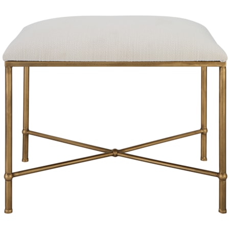 Avenham Small Gold Framed Bench