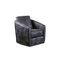 Barrel Swivel Glider Chair