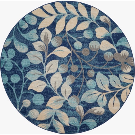 5'3" Round  Rug