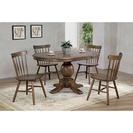 Traditional Oval Dining Table