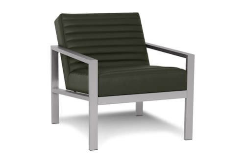 Quinn Channeled Contemporary Upholstered Chair