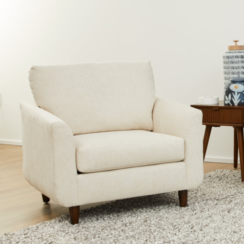 Mid-Century Modern Chair with Tapered Arms