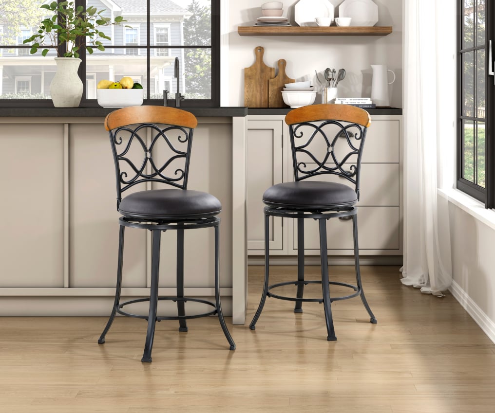 Homelegance Benson Counter Height Swivel Chair