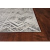 Kas Montreal 5'3" x 7'7" Grey Chevron Rug