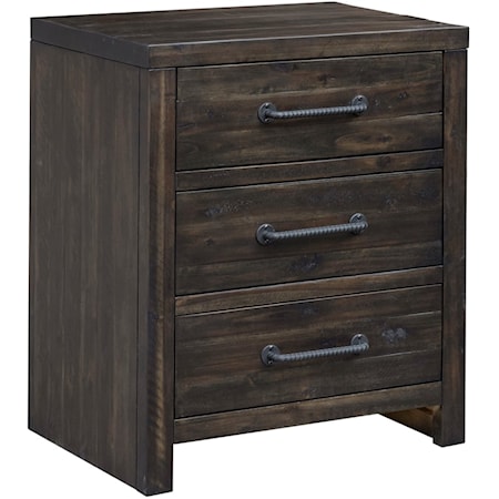 3-Drawer Nightstand