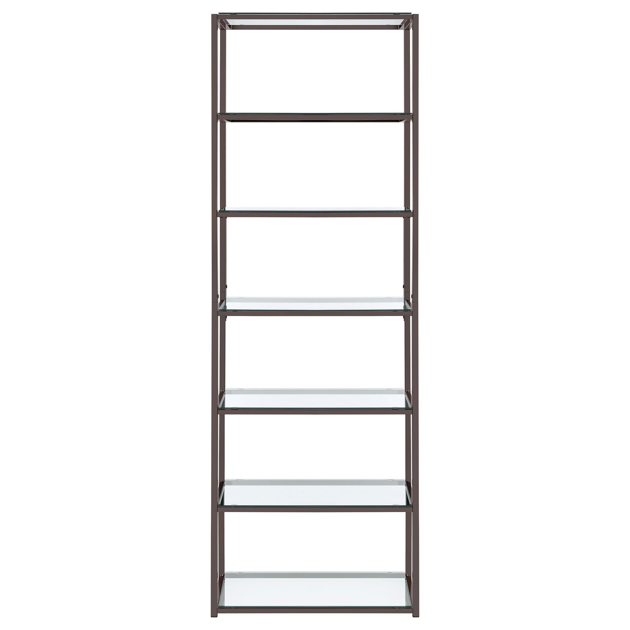 Kate 78-inch Glass Bookshelf