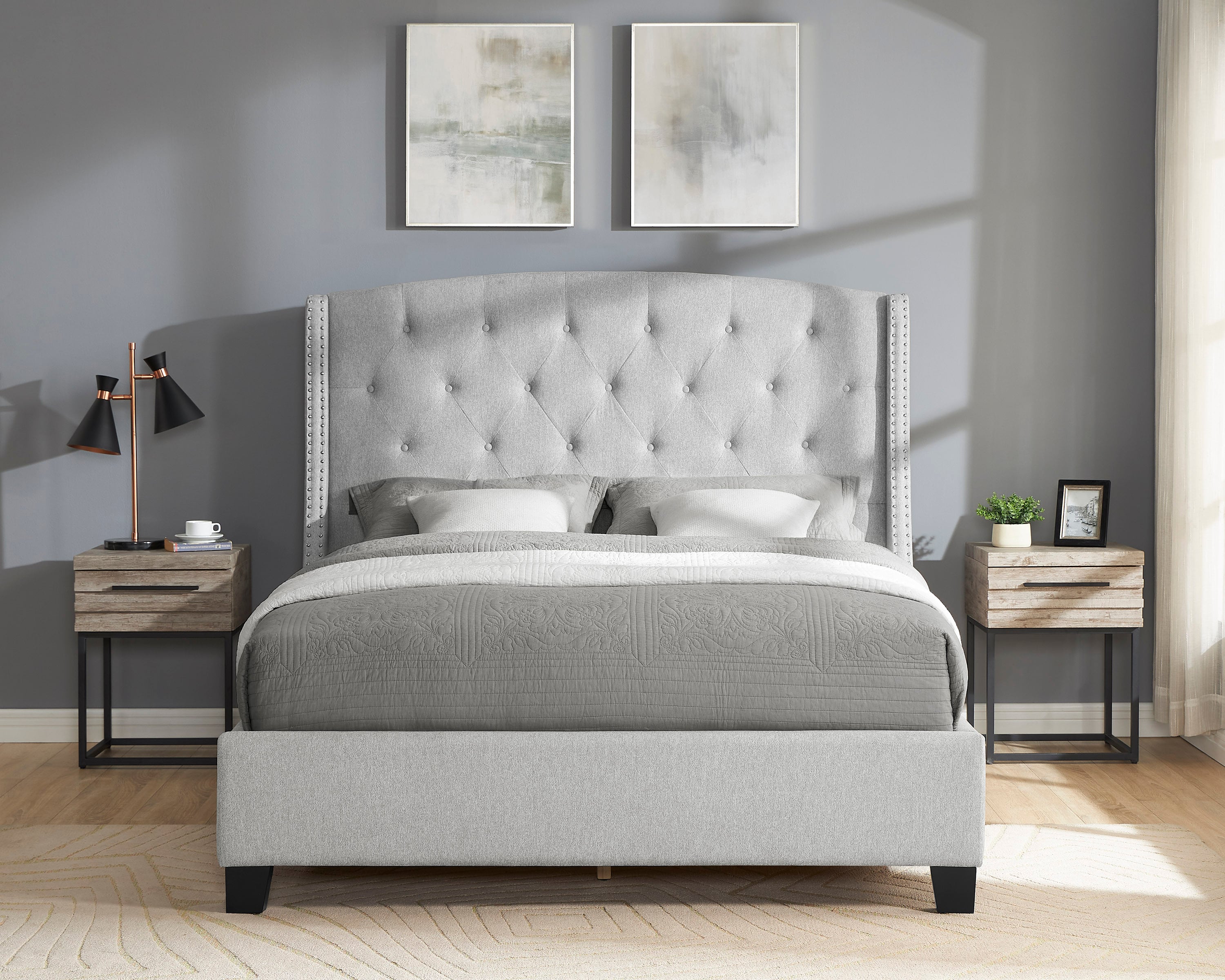 Queen Upholstered Bed