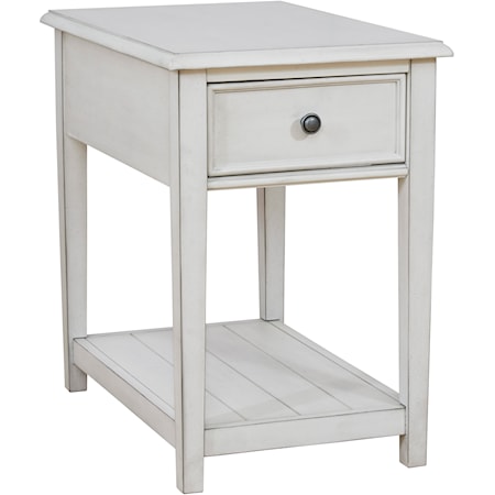 End Table with Shelf and Drawer