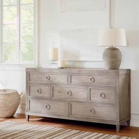 Transitional Dresser with Cedar-Lined Drawer