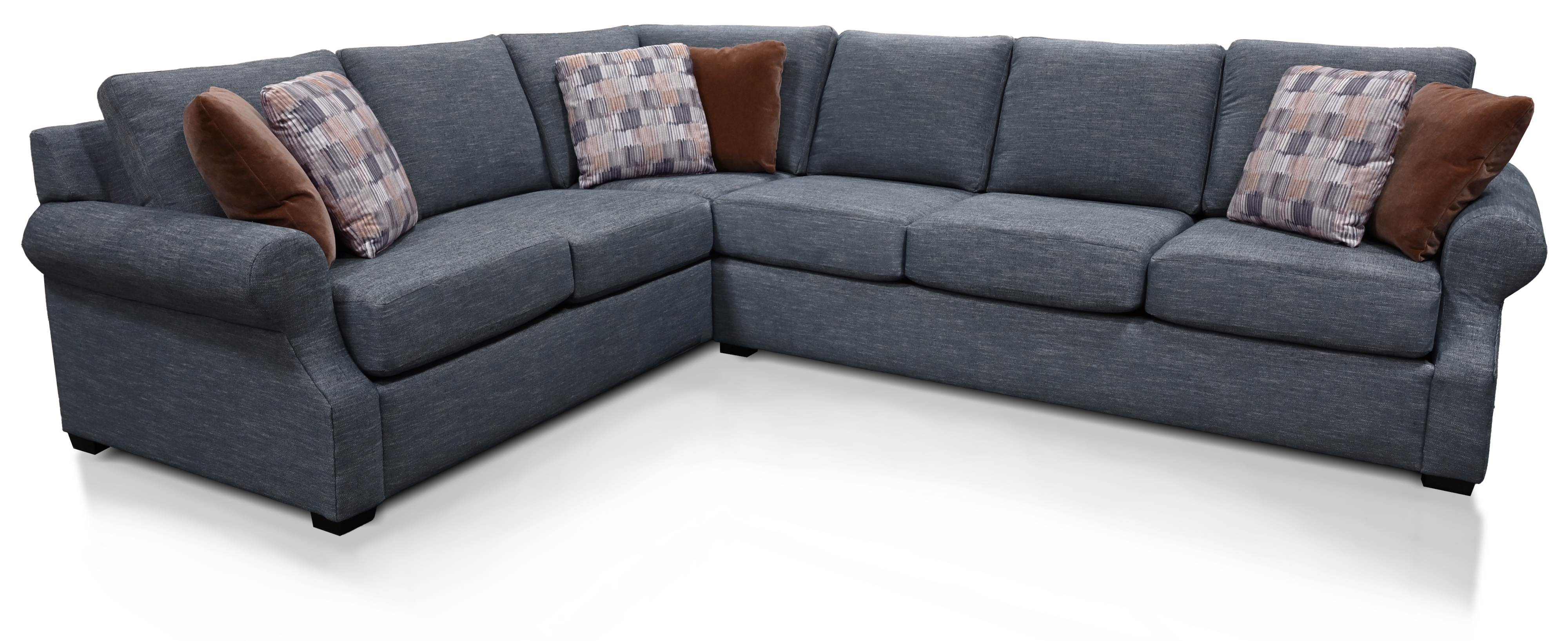3-Piece Sectional with Toss Pillows