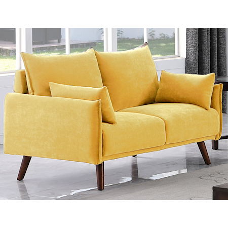 Reeves Loveseat-Yellow