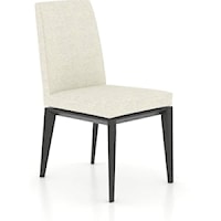 Contemporary Upholstered Fixed Chair