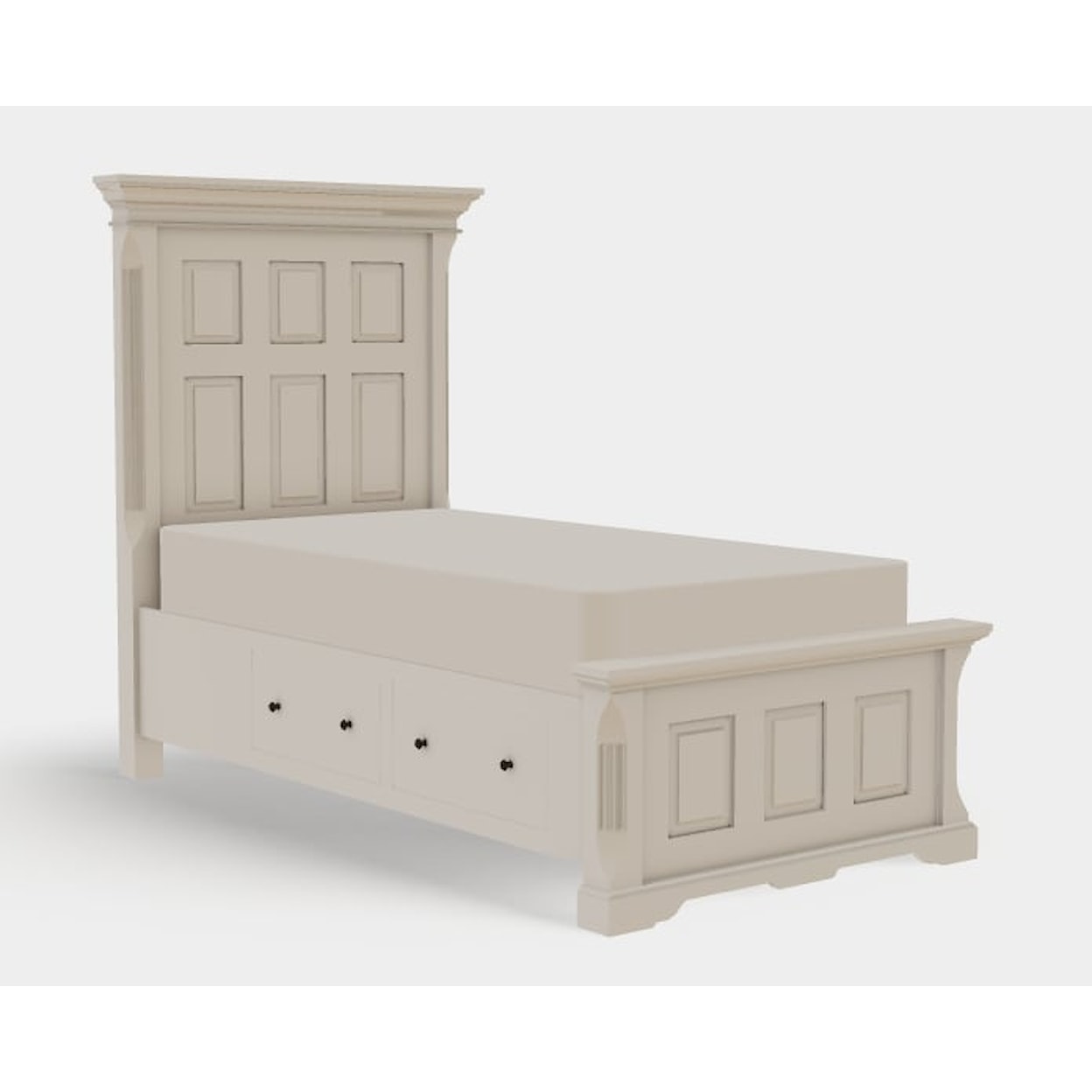 Mavin Longmeadow Twin XL Panel Bed Left Drawerside
