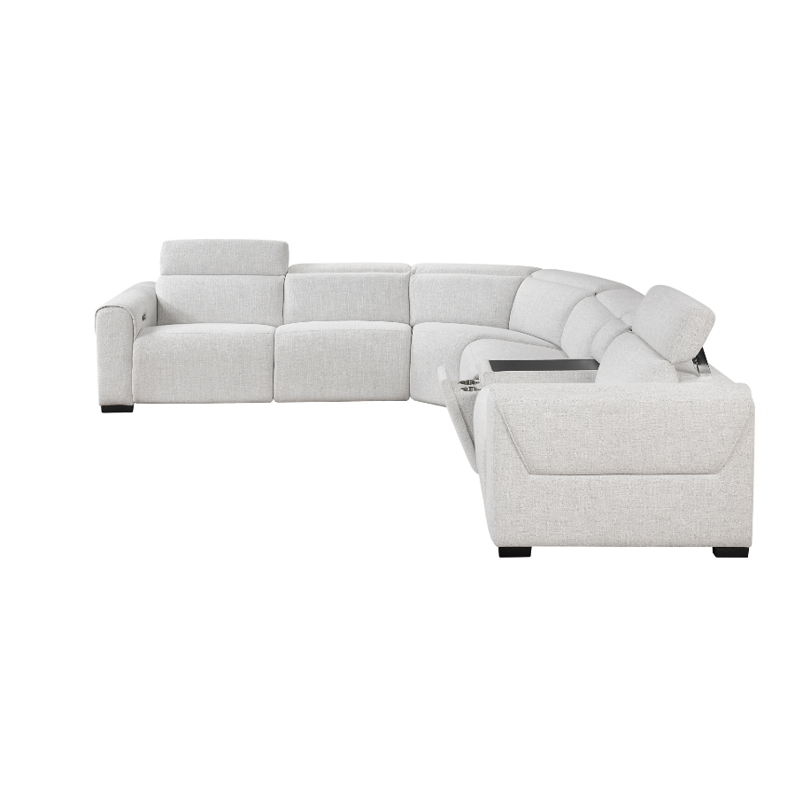 Homelegance McPherson 6-Piece Power Reclining Sectional Sofa