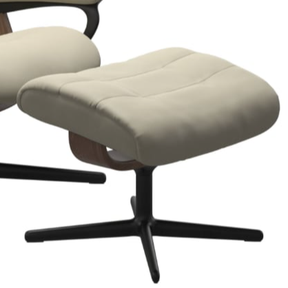 Ottoman with Cross Base