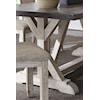 Libby Willowrun 7-Piece Trestle Table Set