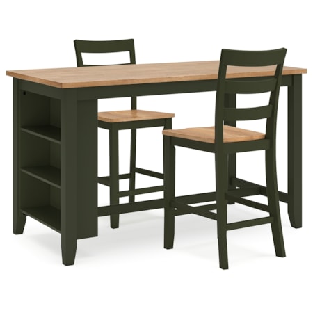 3-Piece Counter Height Dining Set