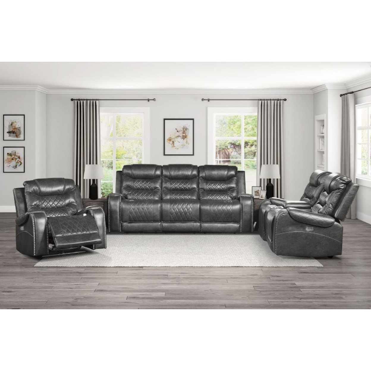 Homelegance Furniture Putnam Reclining Living Room Group