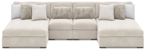 4-Piece Sectional With Chaise