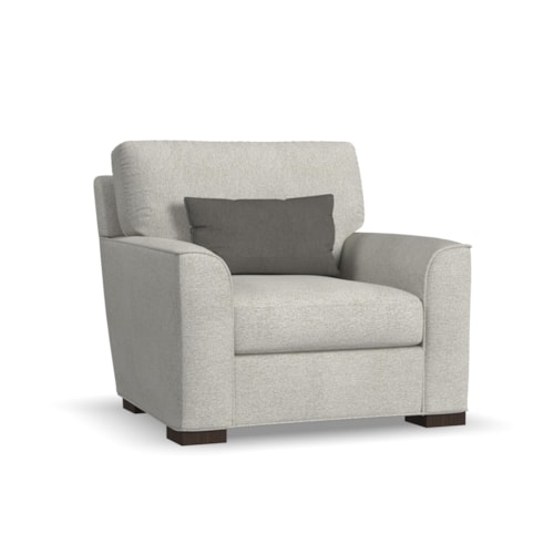 Contemporary Chair with Reversible Seat Cushion