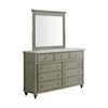 Elements Kendari 9-Drawer Dresser and Mirror Set