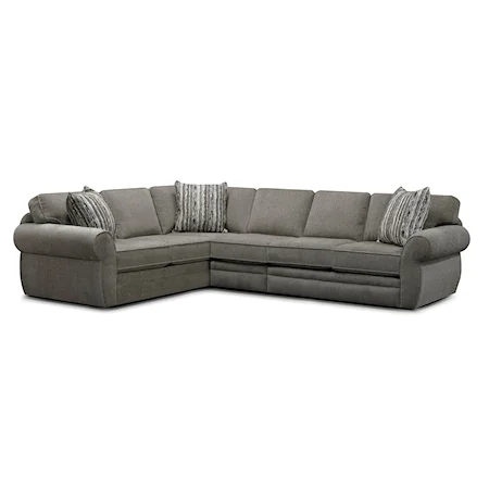 Causal 3-Piece Sectional Sofa