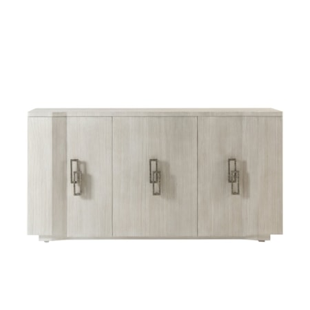 Pine Wire-Brushed Credenza