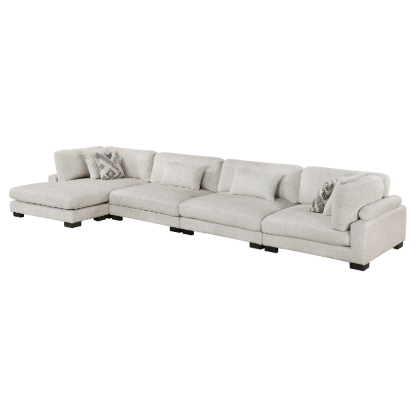 Homelegance Tinley 4-Piece Sectional Sofa with Chaise