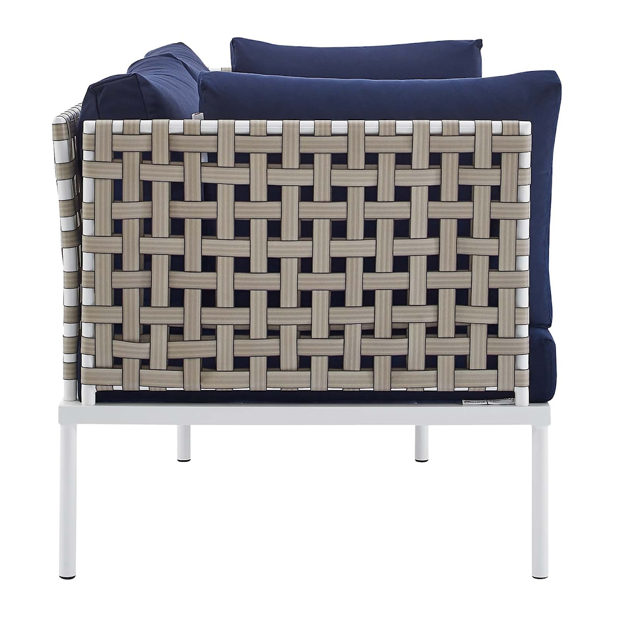 Modway Harmony Outdoor Aluminum Loveseat