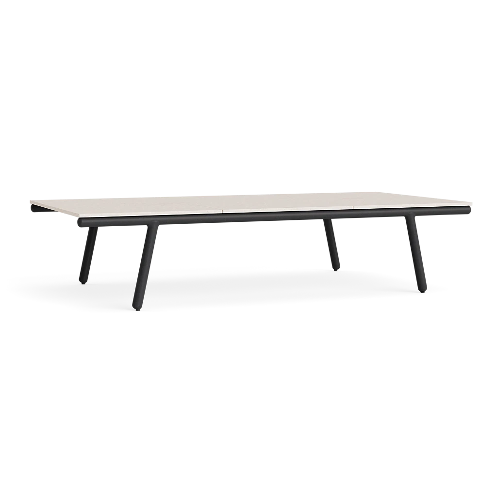 60" Dekton-Top Aluminum Coffee Table