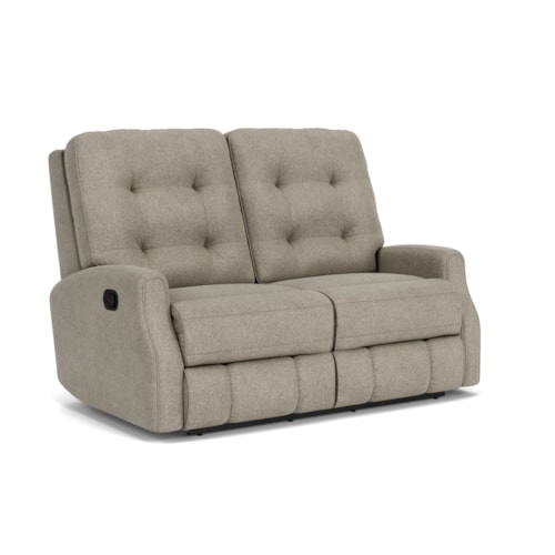 Button Tufted Manual Reclining Loveseat