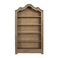 Traditional Bookcase with Built-In Lighting