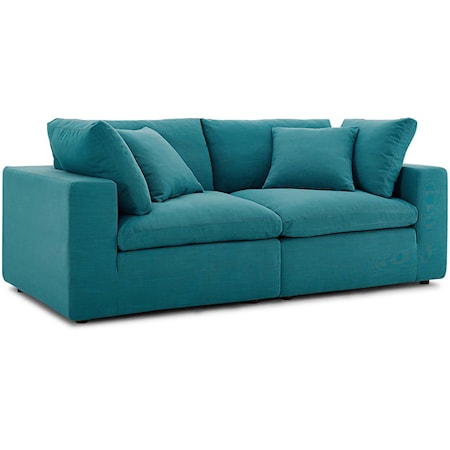 2 Piece Sectional Sofa Set