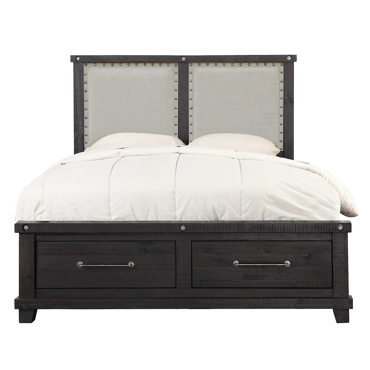 Modus International Yosemite Cal King Upholstered Footboard Storage Bed