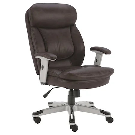 Contemporary Desk Chair with Adjustable Seat