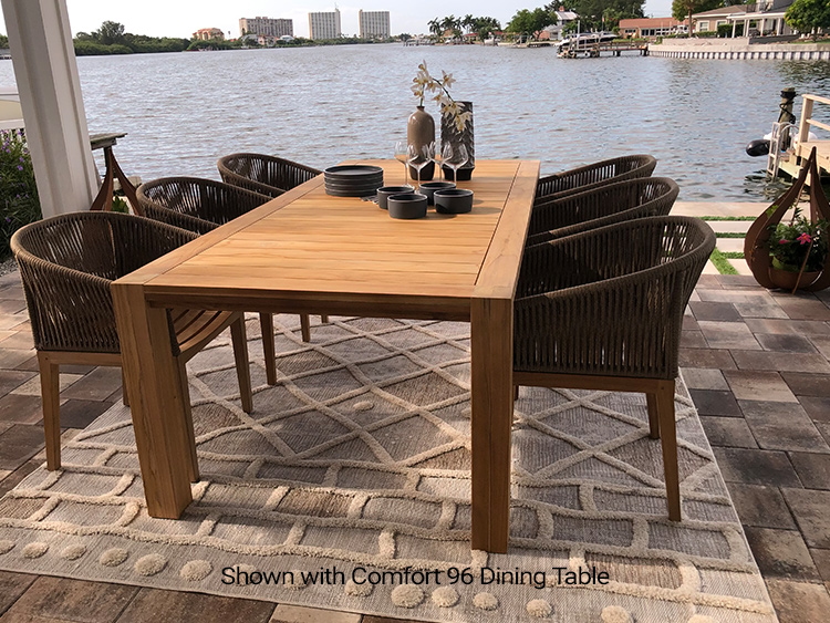 Royal Teak Collection Malibu Rope Dining Chair