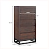 Accentrics Home Accents Modern Industrial Chest