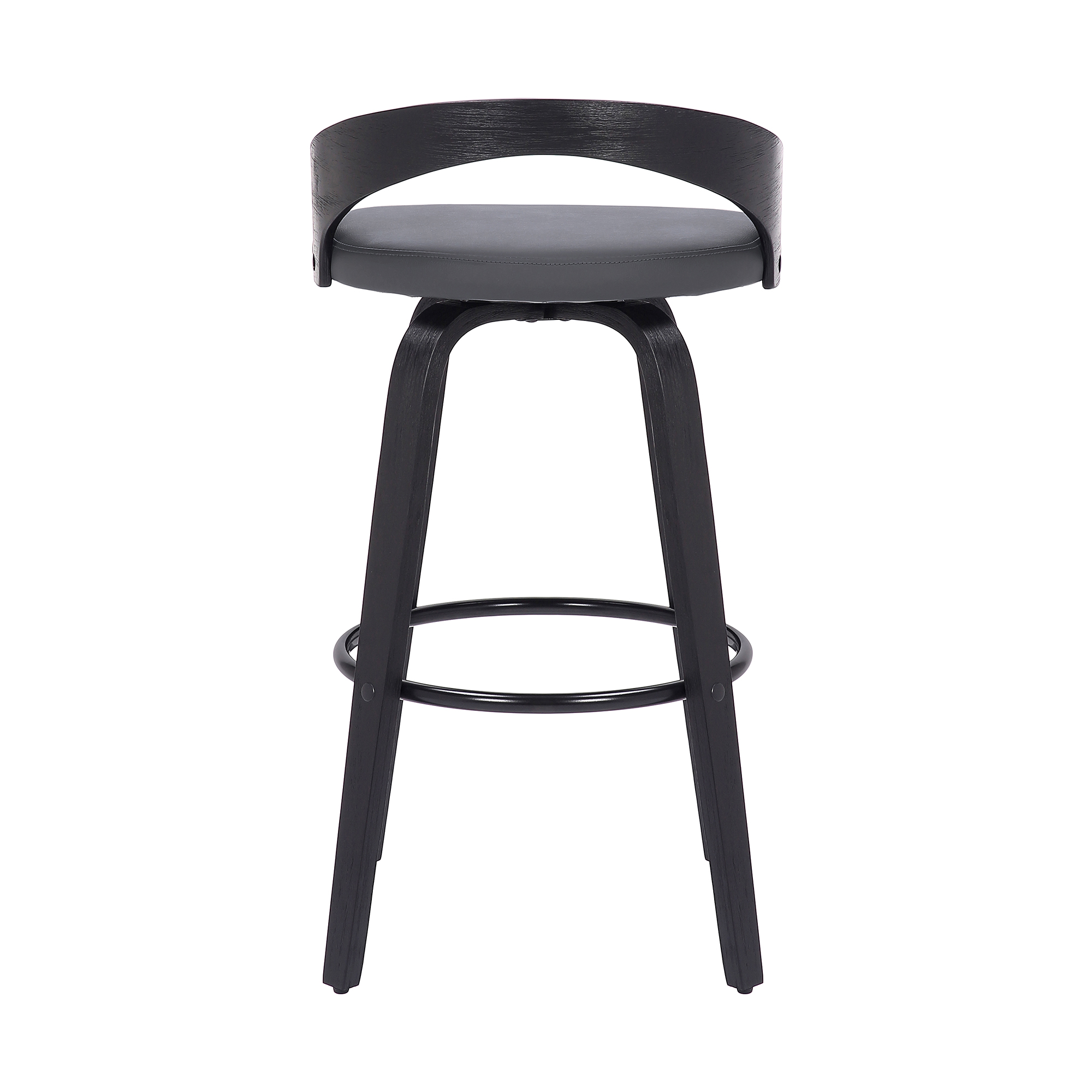 Open-Back Swivel Counter Stool