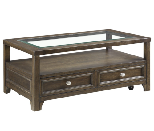 Transitional 2-Drawer Cocktail Table