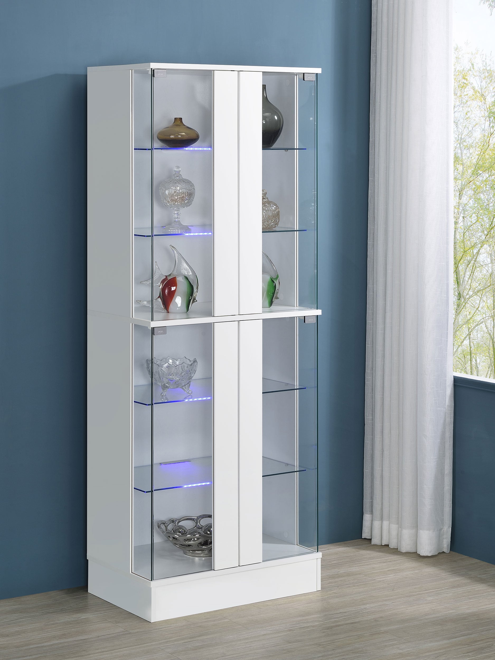 Cabra LED Curio Display Cabinet