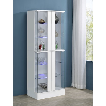 Cabra LED Curio Display Cabinet