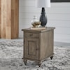 Liberty Furniture Americana Farmhouse Single-Door Chairside Table