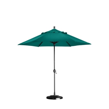 9.5' Aluminum 1-pc. Crank-Lift Umbrella
